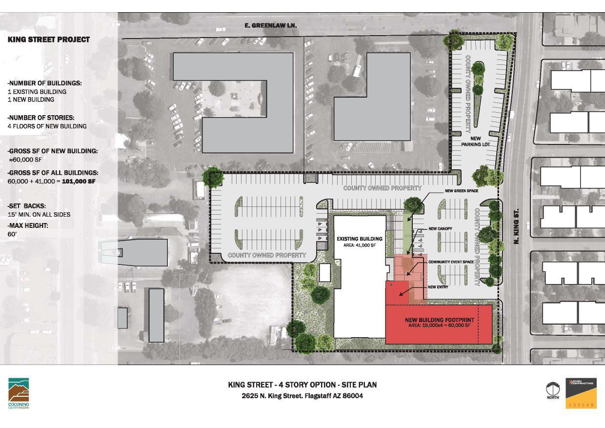 County HHS 4 Story Site Plan